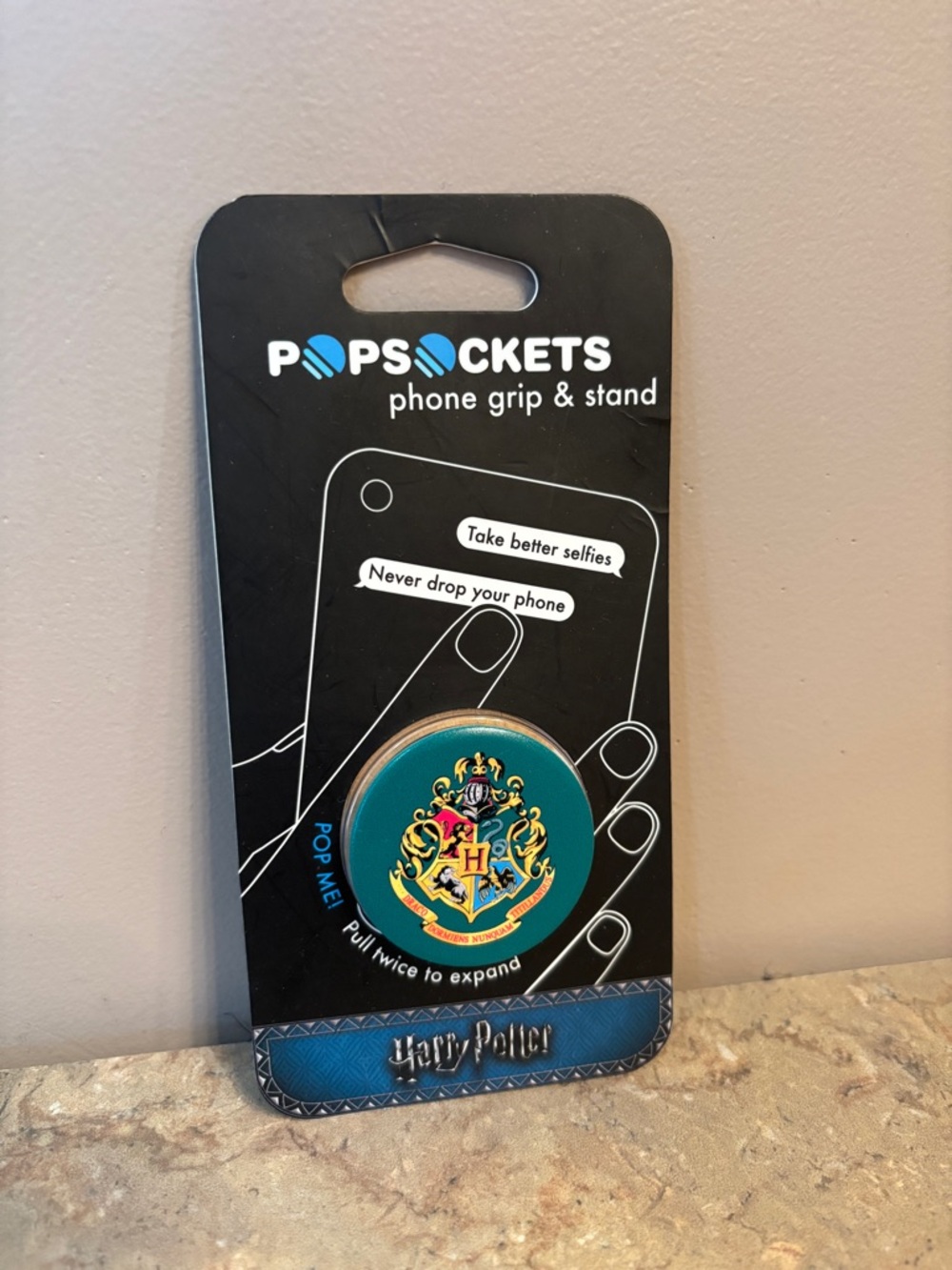 Hogwarts Crest Popsocket - Harry Potter Green - Slytherin vibes